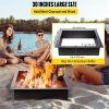 VEVOR Fire Pit Ring, 36-Inch Outer/30-Inch Inner Diameter Fire Pit Insert,1.5 mm Thickness Fire Ring, DIY Steel Ring with Tongs In-Ground Fire Pit Lin