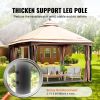 VEVOR Patio Gazebo for 10-12 Person, 10 x 13 FT Backyard Gazebo, with Mosquito Netting, Metal Frame, and PU Coated 180G Polyester, Outdoor Canopy Shel