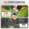 VEVOR Animal Barrier Fence 19 Pack, No Dig Fence 17in(H) x11ft(L), Underground Decorative Garden Fencing with 1.5 Inch Spike Spacing, Metal Dog Fence