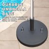 Patio Umbrella Base, Umbrella Stand Base with Adjustable Knob and 2 Durable Handles, Patio Table Umbrella Base for Outdoor 1.5''~1.9'' Market Umbrella
