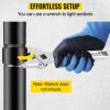 VEVOR Sail Pole Extension, 21" Height Shade Pole Extension, 3" Diameter Shade Sail Pole Extender, Heavy Duty Steel Structure Powder Coated Sun Shade E