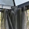 10' x 10' Hardtop Gazebo Canopy with Polycarbonate Double Roof, Aluminum Frame, Permanent Pavilion Outdoor Gazebo with Netting and Curtains for Patio,