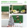 VEVOR Artificial Boxwood Panel UV 24pcs Boxwood Hedge Wall Panels Artificial Grass Backdrop Wall 24" X 16" 4 cm Green Grass Wall, Fake Hedge for Decor