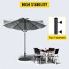 VEVOR Umbrella Base, 27" Round Umbrella Base, 39lbs Umbrella's Holder Stand, Cast Iron Umbrella Base for 1.5-1.875" Umbrella Pole Market Umbrella Base