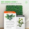 VEVOR 12PCS 10x10 inch Artificial Boxwood Panels, Boxwood Hedge Wall Mat,Artificial Grass Backdrop Wall, Privacy Hedge Screen UV Protected for Outdoor