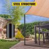 VEVOR Sun Shade Post, 85" Shade Sail Post, 3" Diameter Sail Pole, Steel Structure Sail Shade Post, Powder Coated Extendable Sun Shade Pole Suitable fo
