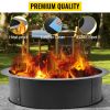 VEVOR Fire Pit Ring 42-Inch Outer/36-Inch Inner Diameter, Fire Pit Insert 3.0mm Thick Heavy Duty Solid Steel, Fire Pit Liner DIY Campfire Ring Above o
