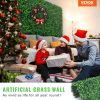 VEVOR 12PCS 20x20inch Artificial Boxwood Panels,Boxwood Hedge Wall Panels,Artificial Grass Backdrop Wall 1.6",Privacy Hedge Screen UV Protected for Ou
