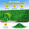 VEVOR Artificial Boxwood Panel UV 24pcs Boxwood Hedge Wall Panels Artificial Grass Backdrop Wall 10" X 10" 4 cm Green Grass Wall, Fake Hedge for Decor