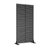 72" H×47" W Metal Privacy Screen Outdoor Privacy Screen Freestanding, Outdoor Privacy Screens and Panels for Patio Lawn Deck, Outdoor Privacy Panels D