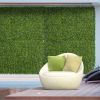 Artificial Grass Wall Panel Backdrop, 12 20" x 20" Boxwood UV Protection Privacy Coverage Panels for Indoor & Outdoor Decor, Wall & Fence Covering, Mi