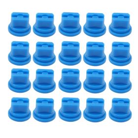 20 Pcs Flat Fan Spray Tip Uniform Spray Distribution 110 Degree Agricultural Sprayer Atomizing Nozzle 30.58mm Bore Diameter (Option: 03)