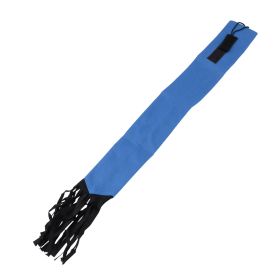 Horse Tail Protection Bag Non Woven Fabric Horsetail Guard with Fringe Hook and Loop Design Black (Color: Blue)