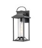 Outdoor Porch Lights, Textured Black Exterior Lighting Fixtures Wall Mount, Modern Outdoor Wall Sconce Lantern for House, Front Porch, Anti-Rust Water