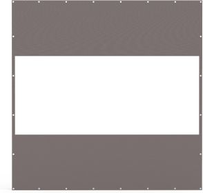 Heavy Duty Outdoor Clear Panel Curtain, 18 oz Waterproof PVC Polyester Curtain, Weather Resistant & Tearproof for Patios, Gazebos, Pergolas, Privacy S (Color: As pic)