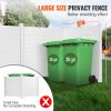 VEVOR Outdoor Privacy Screens, 50" W x 50" H Air Conditioner Fence, Pool Equipment Enclosure, Horizontal Vinyl Privacy Fence, Perfect to Enclose Trash