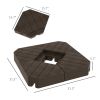 Outsunny 4 Piece Patio Cantilever Umbrella Base Weight Set, Outdoor Offset Umbrella Weights for Umbrella Stand, 132 lb. Capacity Water or 176 lb. Capa