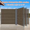 Retractable Side Awning - Folding Patio Privacy Screen | Waterproof & UV-Resistant Outdoor Shade Divider for Patio, Garden, Balcony & Commercial Use