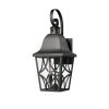 Outdoor Wall Light Fixtures, Waterproof Exterior Wall Sconce Porch Lights, Matte Black Outdoor Wall Lantern with Clear Glass, Outside Wall Mount Light