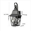 Outdoor Wall Light Fixtures, Waterproof Exterior Wall Sconce Porch Lights, Matte Black Outdoor Wall Lantern with Clear Glass, Outside Wall Mount Light