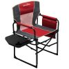 Camping Directors Chair, Heavy Duty,Oversized Portable Folding Chair with Side Table, Pocket for Beach, Fishing,Trip,Picnic,Lawn,Concert Outdoor Folda