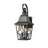 Outdoor Wall Light Fixtures, Waterproof Exterior Wall Sconce Porch Lights, Matte Black Outdoor Wall Lantern with Clear Glass, Outside Wall Mount Light