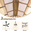 12x16ft Hardtop Gazebo, Permanent Outdoor Gazebo with Polycarbonate Double Roof, Aluminum Gazebo Pavilion with Curtain and Net for Garden, Patio, Lawn