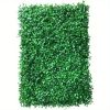 Artificial Boxwood Panel 12pcs Boxwood Hedge Wall Panels Artificial Grass Backdrop Wall 24X16 4cm Green Grass Wall, Fake Hedge for Decor Privacy Fence