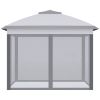Outsunny 11' x 11' Pop Up Canopy Tent with Netting and Carry Bag, Instant Gazebo Sun Shelter, Tents for Parties with 121 Square Feet of Shade, for Out