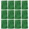Artificial Boxwood Panel 12pcs Boxwood Hedge Wall Panels Artificial Grass Backdrop Wall 24X16 4cm Green Grass Wall, Fake Hedge for Decor Privacy Fence