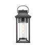 Outdoor Porch Lights, Textured Black Exterior Lighting Fixtures Wall Mount, Modern Outdoor Wall Sconce Lantern for House, Front Porch, Anti-Rust Water