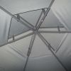 13' x 13' Patio Gazebo, Double Roof Hexagon Outdoor Gazebo Canopy Shelterwith Netting & Curtains, Solid Steel Frame for Garden, Lawn, Backyard and Dec