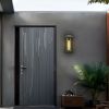 Outdoor Porch Lights, Textured Black Exterior Lighting Fixtures Wall Mount, Modern Outdoor Wall Sconce Lantern for House, Front Porch, Anti-Rust Water